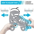 thumbnail image 4 of Patines Roller Derby Trac Star ajustables para niños, negro/verde, 4 of 4