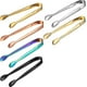 thumbnail image 1 of Pinzas para azúcar, 6 piezas de pinzas para dulces de acero inoxidable multicolor para fiestas, bodas, barra de ensaladas y cocina., 1 of 5