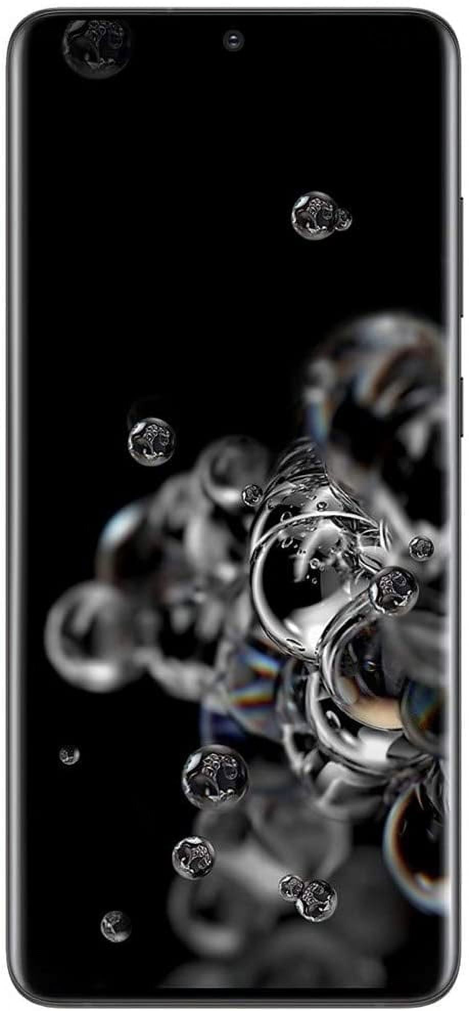 Samsung Galaxy S20 Ultra 5G SM-G988U1 512GB Black (US Model) - Factory Unlocked Cell Phone - Excellent Condition