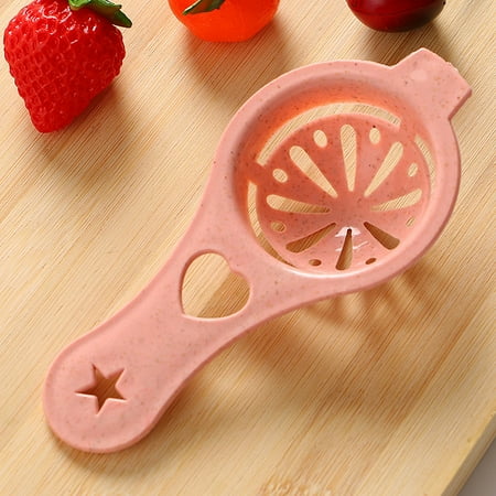 

Eggs Separator Sifting Kitchen Gadget Plastic Filter Sieve Divider Holder