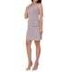 thumbnail image 4 of Vestido de tweed para mujer, elegante vestido de cuadros sin mangas, vestido mini de primavera y verano, casual de negocios, color rosa y blanco, 4 of 6