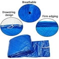 thumbnail image 3 of Round Swimming Pool Solar Cover,Durable Dustproof Rainproof Pool Cover for Inflatable Family Pool Paddling Pools, 3 of 6