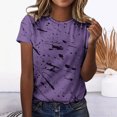 thumbnail image 2 of IROINNID Womens Summer Casual Printed Round Neck Fashion T-Shirt, 2 of 4