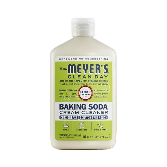 Mrs. Meyer's Clean Day Lemon Verbena Baking Soda Cream Cleaner - 16 oz- Pack of 2