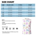 thumbnail image 5 of Lsque Easter Colorful Rabbit Print Men's Cotton Blend Sleeveless Muscle Shirts (S-3XL)- Moisture Wicking, Odor Protection, UPF 30+,X-Large, 5 of 8