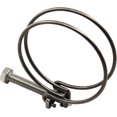 thumbnail image 3 of YISITIAN (6 Pieces) 46-51mm Double Wire Hose Clamp Pipe Tube Clamps 304 Stainless Steel Hose Clips CJ919-105343, 3 of 5