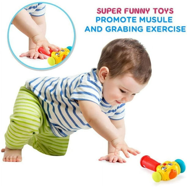 Ibasenice 2 Martillos De Juguete Con Ventosa - Juego Educativo De Estimulación Temprana Para Bebés Y Niños