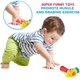 thumbnail image 4 of Juguetes para bebés Martillo de juguete con música ligera de 12 a 18 meses Juguetes para bebés Ojos cambiantes divertidos Martillo de juguete para niños de 1 año (solo pronunciación en inglés) Rojo Verde, 4 of 5