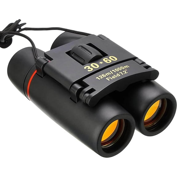 GJX 30X60 Compact Binoculars for Adults and Kids - Small Travel Mini Pocket Binoculars for Concert, Opera, Sports, Outdoors, Hiking Opera Glasses