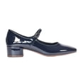 thumbnail image 3 of XY London Womens Jenna Patent Buckle Low Heel Mary Janes, 3 of 5