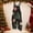 11# Green, variant on Christmas Snowman Santa Tree Graphic Sleeveless Bib Overalls, Women Holiday Loose Fit Jumpsuit