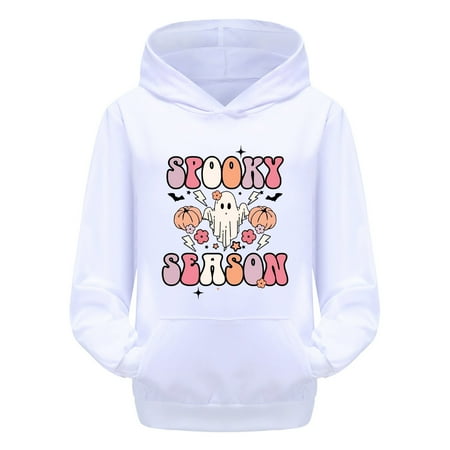 

Child Toddler Boys Girls Long Sleeve Cartoon Prints Warm Hoodie Pullover Tops Kids Sweat Kids Halloween Tops Baby Thanksgiving 3 Pcs Outfit Pumpkin Children S Clothing