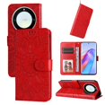 thumbnail image 4 of Funda tipo cartera GANGXUN para Honor Magic 5 Lite , diseño girasol, cuero PU, soporte, cierre magnético, tarjetero, 4 of 5