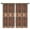 Red Boho Ethnic, variant on Blackout Kids Curtains,Green Floral and Petal Pattern Childrens Insulated Curtains Set Of 2,Bedroom Essentials,Toddler Room Decor 42x54in(106x137cm)
