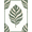 Green Ivory, Pattern 4, variant on Design&I 8'x10' Washable Area Rug Dinosaur Understated Dino Stem Asymmetrical Covering Decorations for Dining Room, Large Office, Lounge, Snag-Free