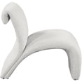thumbnail image 6 of Meridian Furniture Mulberry Cream Boucle Fabric Accent Chair, 6 of 8