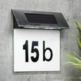 thumbnail image 4 of Matoen Solar House Numbers Light, Lighted House Numbers Sign Plaque Address Numbers for Houses Waterproof LED Solar Powered Address Sign for Houses Mailbox Street Yard, 4 of 7