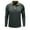 Army Green, variant on DDAPJ pyju Men's Contrast Collar Polo Shirts Raglan Long Sleeve Golf Shirt Fall Casual Stylish Tops Black M