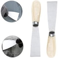 thumbnail image 2 of Rascador Rawiri, espátula de metal de 4 piezas, espátula de hierro, cuchillo para poner con mango antideslizante para papel tapiz y paredes, limpieza de vidrio/espejo/suelo, 2 of 6