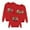 A-Rouge, variante sur AWZXDE Christmas Pajamas Pyjamas pour Maman de Famille Chandails à Imprimés de Noël Amusants pour la Famille Chandail à Manches Longues de Noël Mignon pour Enfants Maman Papa Tenue Assortie pour Fête de Festival Tout-Petit, 3-4 Ans