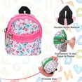 thumbnail image 3 of Uxcell Mini Doll Zipper Backpack, Tiny Doll Backpack Model Dollhouse Accessory Cute Miniature Bag Perfect for Girl & Dollhouse Decor Accessories & Daily Supplies(Pink Series), 3 of 6