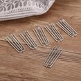 thumbnail image 1 of IFANLANDOR 50Pcs Curtain Track Hooks Rustproof in Steel Color, 1 of 7