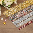 thumbnail image 5 of Unique Bargains 1 Roll 3 Yards Self Adhesive Crystal Rhinestone Diamond Ribbon for Crafts Project Grey, 5 of 5