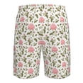 thumbnail image 6 of Naloa Rose Flowers Men's Beach Shorts, Surfing shorts, Swim trunks, Quick Dry Swim Trunks for Surfing Beach Fun - XX-Large, 6 of 9