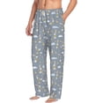 thumbnail image 2 of Xecao Sleep Rabbit Men's Straight Lounge Pajama Pants: The Ultimate in Comfortable Sleepwear, 2 of 9