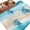 Blue, variant on Teal Coastal Round Rug 3ft Washable Circle Entryway Rugs Non Slip Sea Turtle Beach Nautical Seaside Ocean Area Rug Indoor Floor Carpet for Bedroom Kitchen Living Room Home Office Dining Room Nursery
