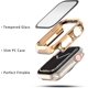 thumbnail image 3 of [2-Pack] Hard Case Compatible With Apple Watch Series 6/5/4/SE, 44mm Case With Screen Protector, Thin Hard Cover Bumper Tempered Glass Full Coverage Protective For iWatch Girl Women, Rose Gold, 3 of 5