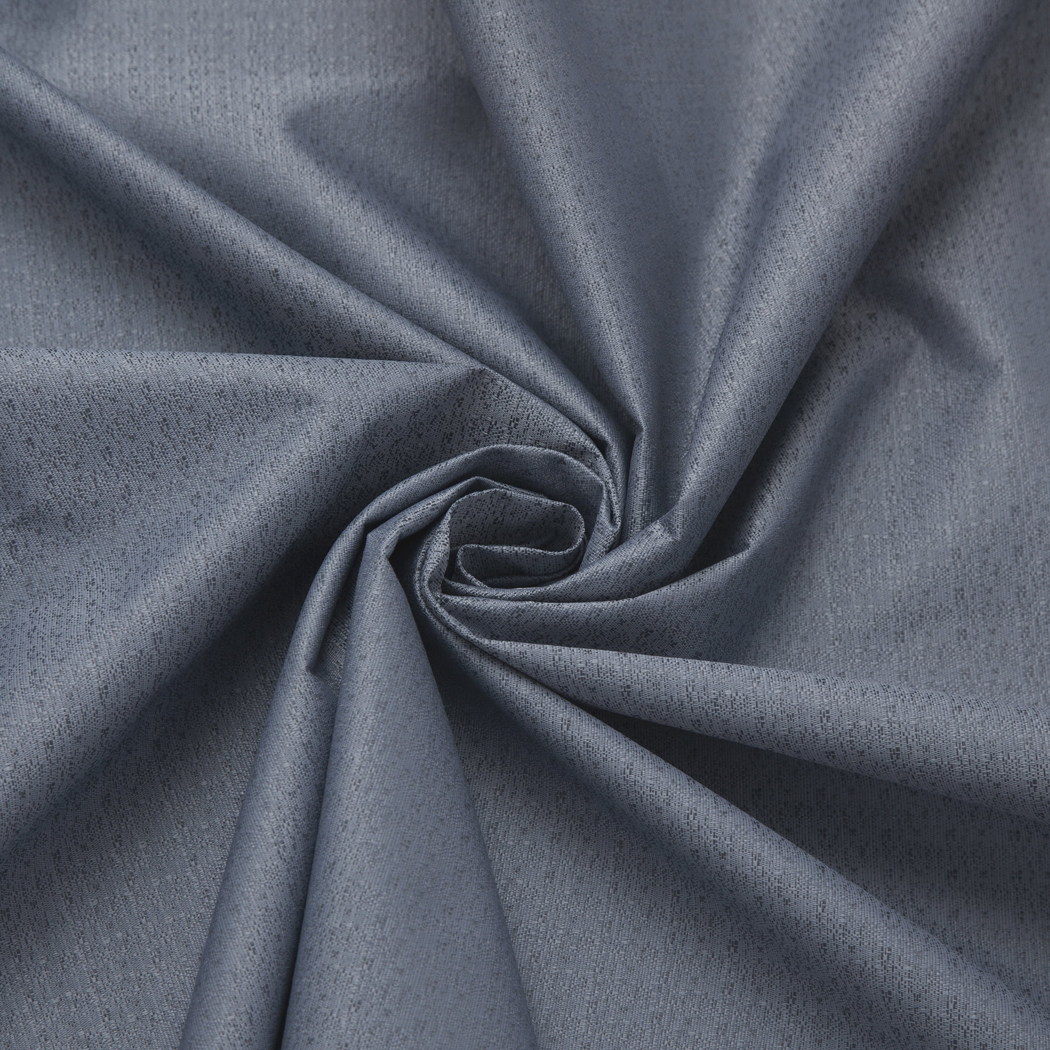 Sun Zero Bryant 2-Piece Textured Thermal Insulated 100% Blackout  Grommet Top Curtain Panel, Denim Blue, 37”W x 108"L