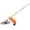 Orange + Plastic#1, variant on 52cc Gas Powered Weed Wacker 6 in 1 Multifunction String Trimmer with 8 Inch Attachments and 10 Metal Blade, Orange Aluminium Brush Cutter for Landscaping