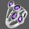 thumbnail image 6 of Natural African Amethyst 925 Sterling Silver Ring s.6 Jewelry DGR1133_E_6 R-1053, 6 of 6