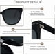 thumbnail image 2 of 2 pairs of sunglasses fashion retro sunglasses (bright black all gray tea frame tea piece), 2 of 2