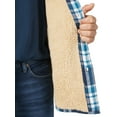 thumbnail image 5 of Wrangler Men's Heavyweight Plaid Sherpa Lined Shirt Jacket, 5 of 6