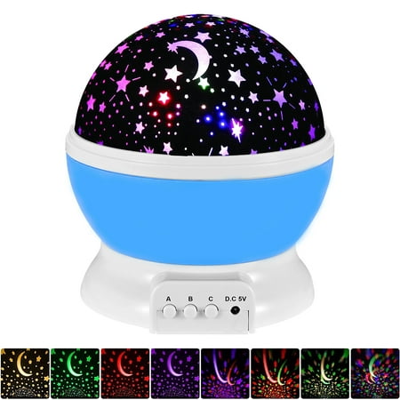 

Starry Sky Night Light Projector LED Night Lamp Projector with Battery Powered USB Charged Night Light Projector for Children s Room Weddings Birthdays Parties Decoration ( Blue/Pink/Black )