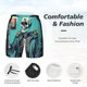 thumbnail image 3 of Balery Vintage Skull Beer Bañador para hombre, shorts de playa de secado rápido con entrepierna y forro de compresión-3X-Large, 3 of 6