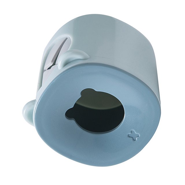 Inteprter Soporte para cepillo de dientes, soporte para drenaje de cepillo de eléctrico, estante organizador de baño, soporte para cepillo de Juegos de accesorios de baño Azul Orejas de gato Inteprter HA003612-01