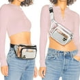 thumbnail image 4 of Clear Fanny Pack Stadium Approved - Clear Bag for Stadium Events Transparent Belt Bag for Women Men, Adjustable Waist Bag for Sports, Concerts, 4 of 9