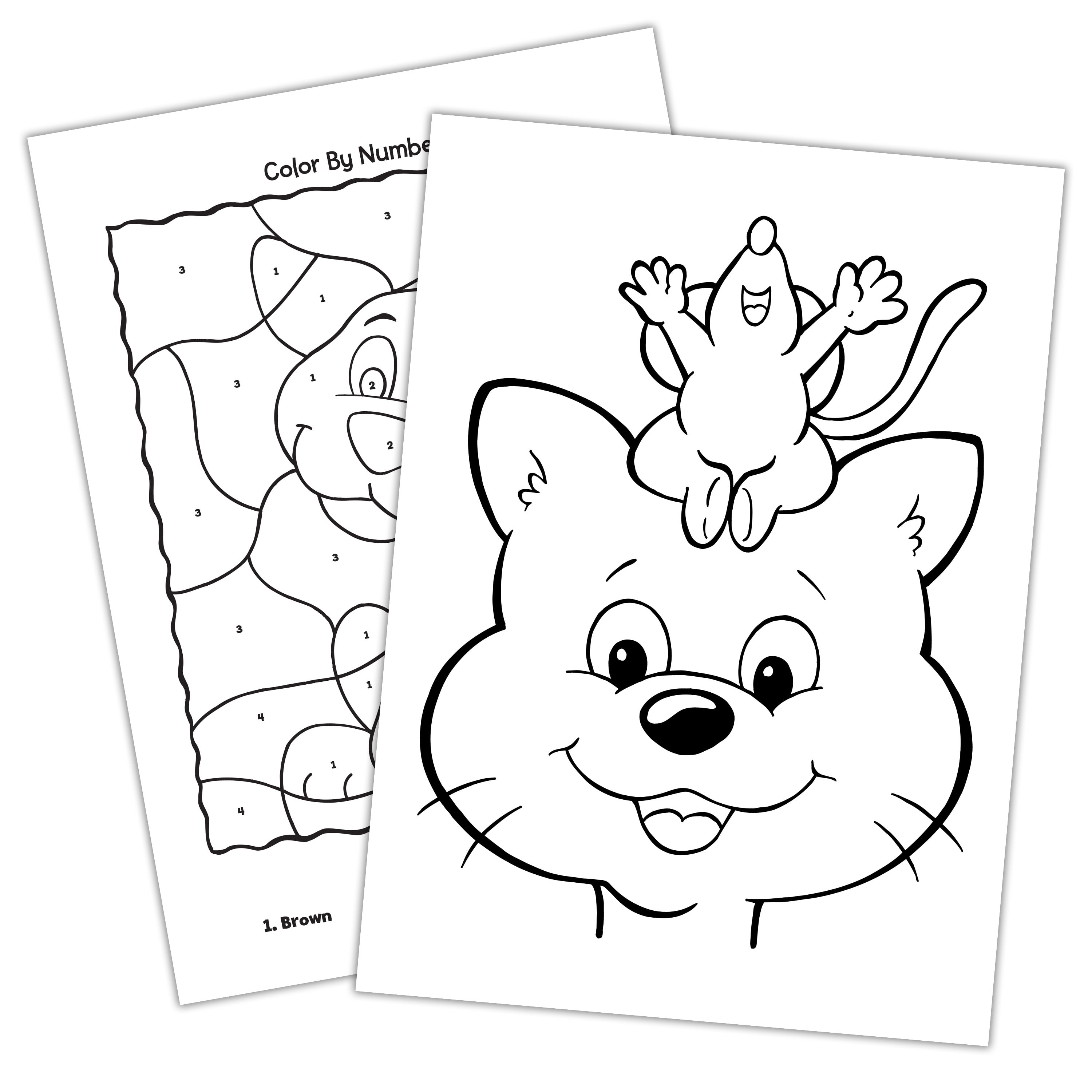 Bendon Pet Pals Jumbo Coloring Book, 64 Pages