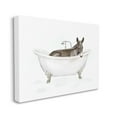 thumbnail image 3 of Donkey Bathroom Tub Animal Animals & Insects Graphic Art Gallery Wrapped Canvas Print Wall Art, 3 of 7