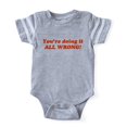 thumbnail image 1 of CafePress - You'Re Doing It All Wrong Baby Football Bodysu - Cute Infant Baby Football Bodysuit, 1 of 1