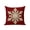 Red, variant on Outdoor Pillows Waterproof, Snowflakes Bedding Throw Pillows with Insert for Couch Sofa Bed, Christmas Green Winter Xmas Snow 16x16 Inch Pillowcases Decorative Camping Patio Pillow Set of 1