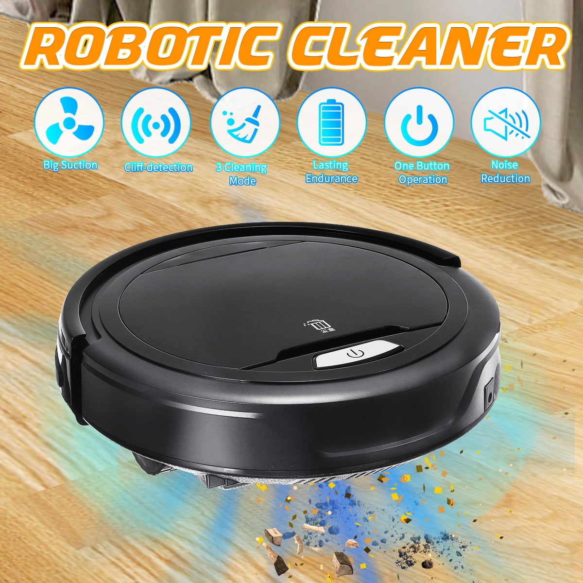 Automatic Robot Vacuum Cleaner Robotic Auto Home Cleaning For Clean 