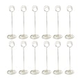 thumbnail image 2 of facefd 12pack/lot Your In Style Durable Table Card Holders Gifted Easy Simple Fashionable Place Holder For Card Holders silver, 2 of 9