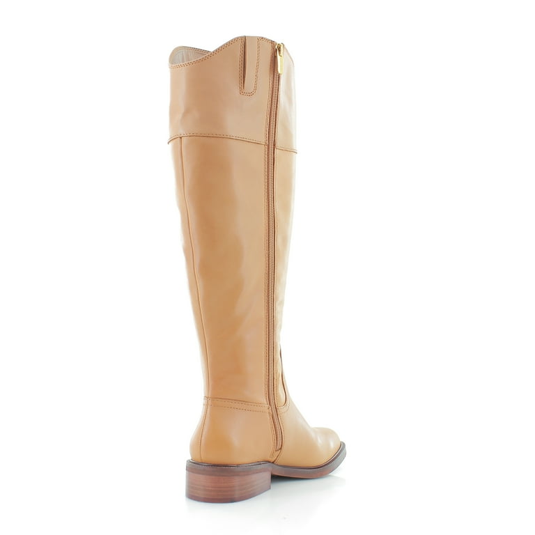 Cognac wide calf boots hotsell
