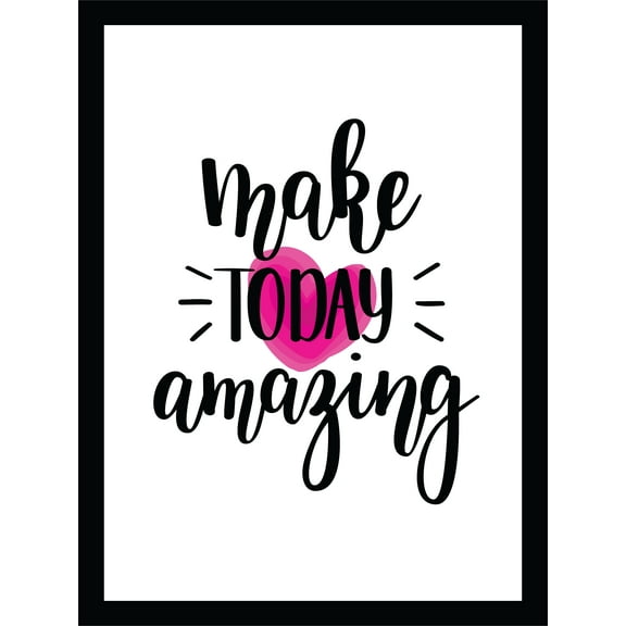 Venice Beach Collections's Make Today Amazing 14x18 Framed Print