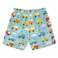 thumbnail image 2 of joogoo Boys Swim Trunks Trucks Beach Board Shorts Drawstring Swimsuit 5T, 2 of 6
