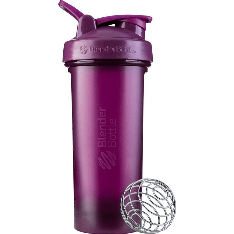  NaDale Shaker Bottle for Protein Mixes 12oz/400ml Pre Workout Shaker  Bottles with A Small Stainless Blender Ball and Classic Loop Hook BPA Free,  Purple : Home & Kitchen
